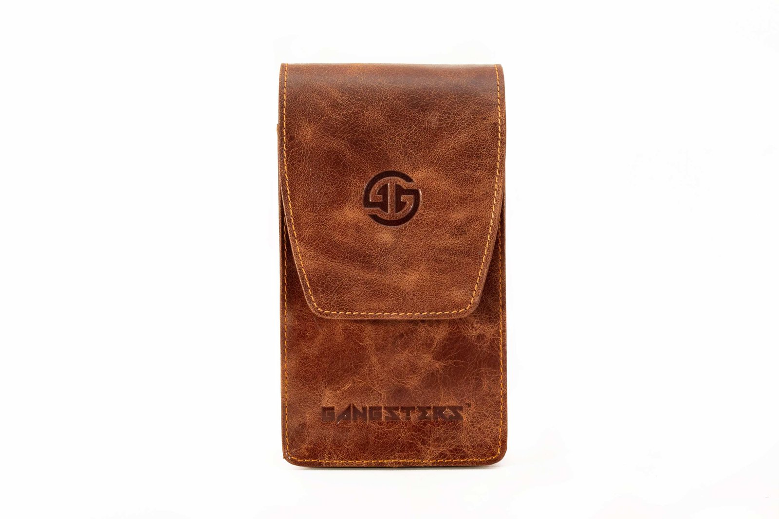 GANGSTERS Genuine Leather Premium Mobile Holder - Image 1