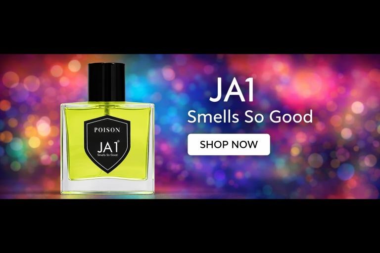 JA1 Poison Perfume, Bold Spicy Oriental Fragrance Banner 1