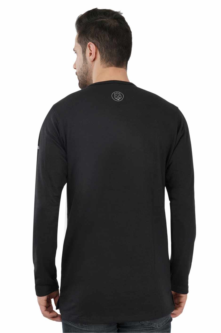 AMBORTI Signature Full Sleeve black  T-Shirt - Image 4