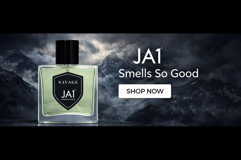 JA1 Sawage Perfume | Intense Spicy Woody Men’s Fragrance Banner 1