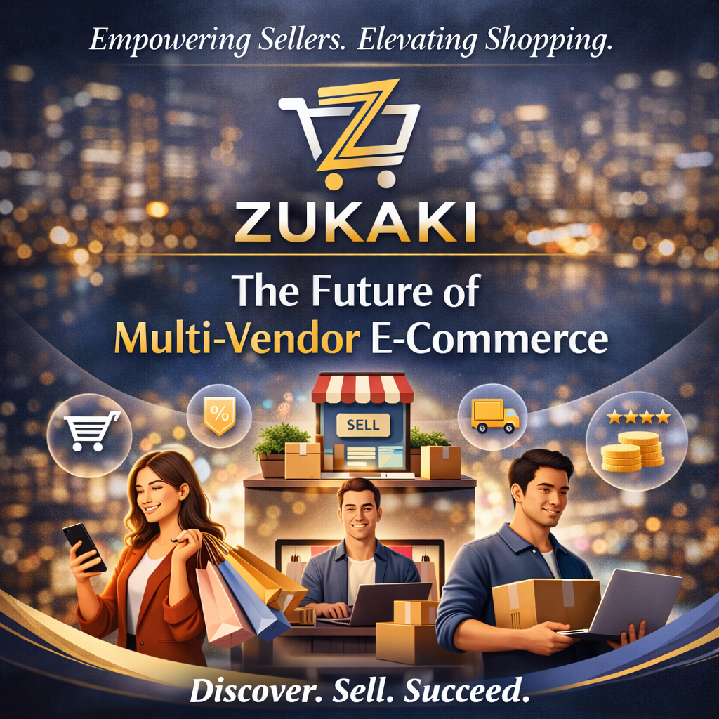 Zukaki: The Future of Multi-Vendor E-Commerce Built for Brands, Sellers & Smart Shoppers.