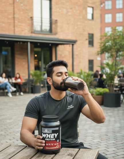 Valdren Double Rich Chocolate Whey Protein Powder, Premium Muscle Recovery Protein. - Image 3