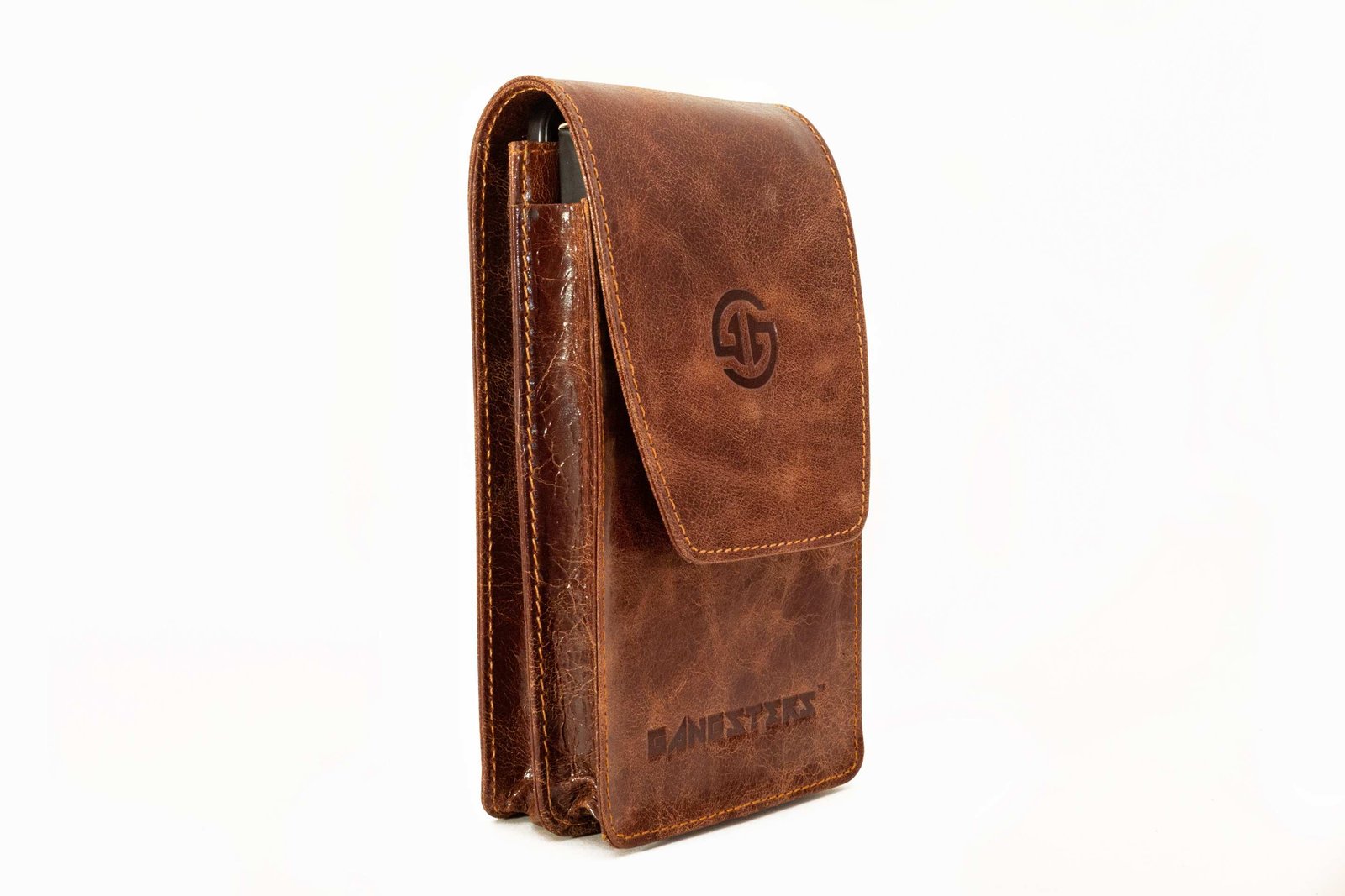 GANGSTERS Genuine Leather Premium Mobile Holder - Image 3