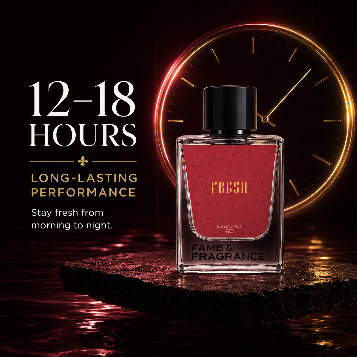 Fame & Fragrance FRESH Eau de Parfum  -  100 ml (For Men & Women) - Image 5