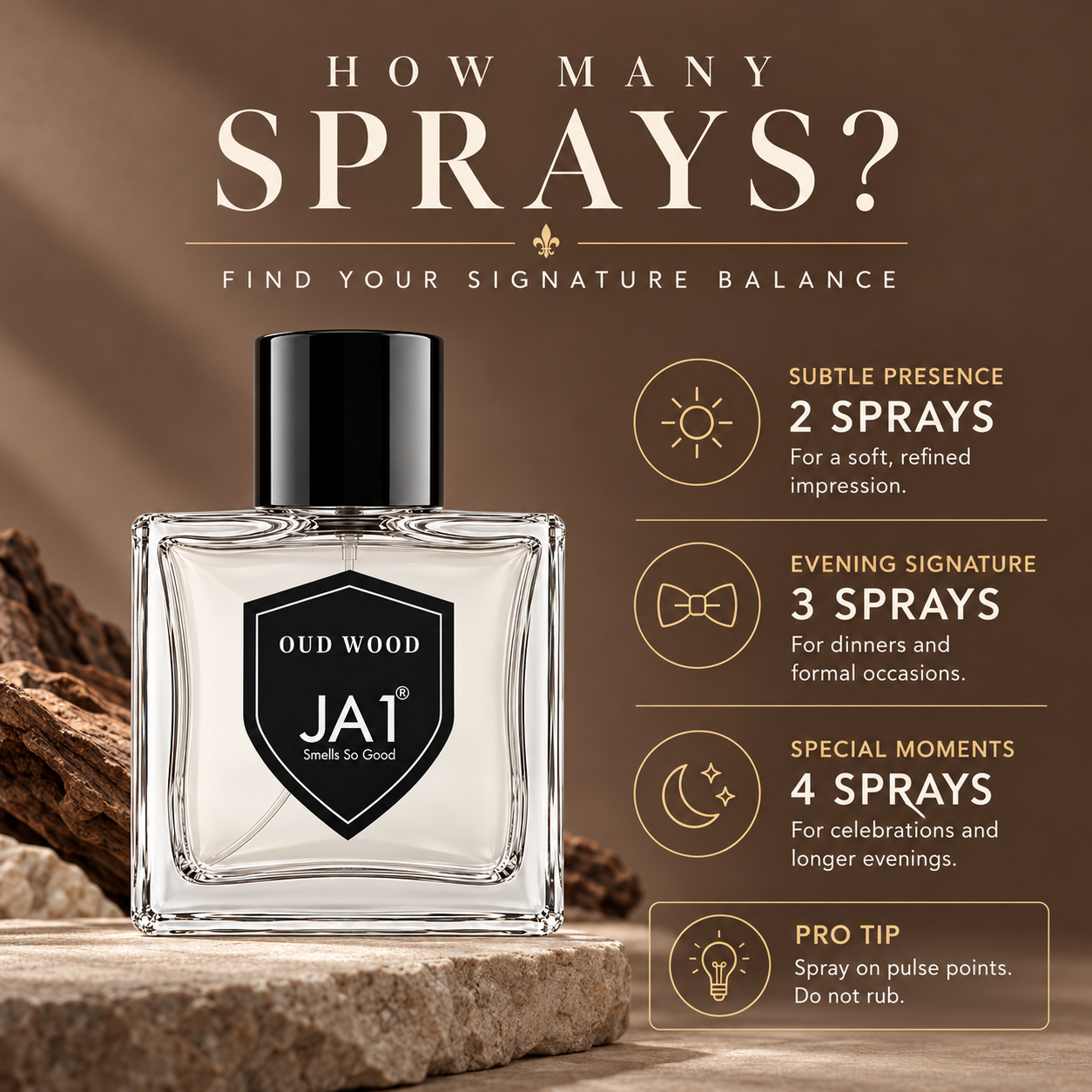 JA1 Oud Wood Perfume,Oud Perfume, Woody Fragrance, Luxury Scent. - Image 4