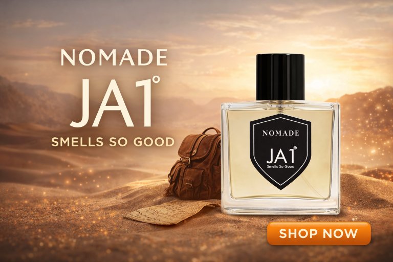 JA1 Nomade Perfume | Luxury Oud & Amber Fragrance. Banner 1