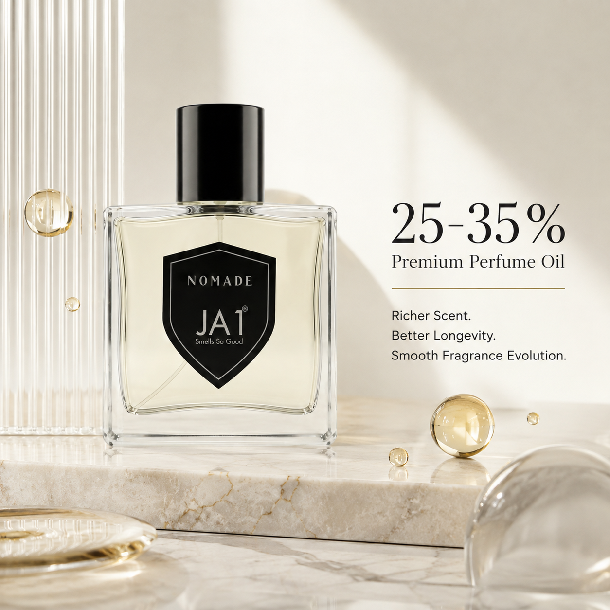 JA1 Nomade Eau De Parfum 50ml | Strong & Long Lasting Luxury Oud & Amber Perfume for Men’s - Image 4