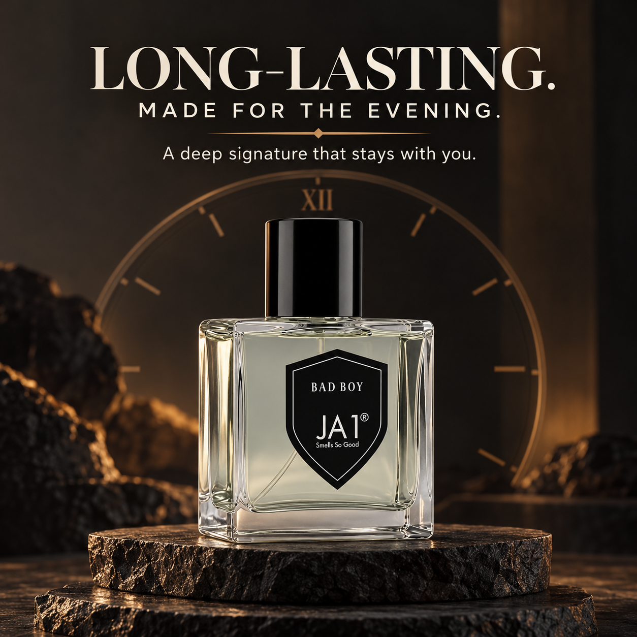 JA1 Bad Boy Perfume, Bold Spicy Amber Men’s Fragrance. - Image 3