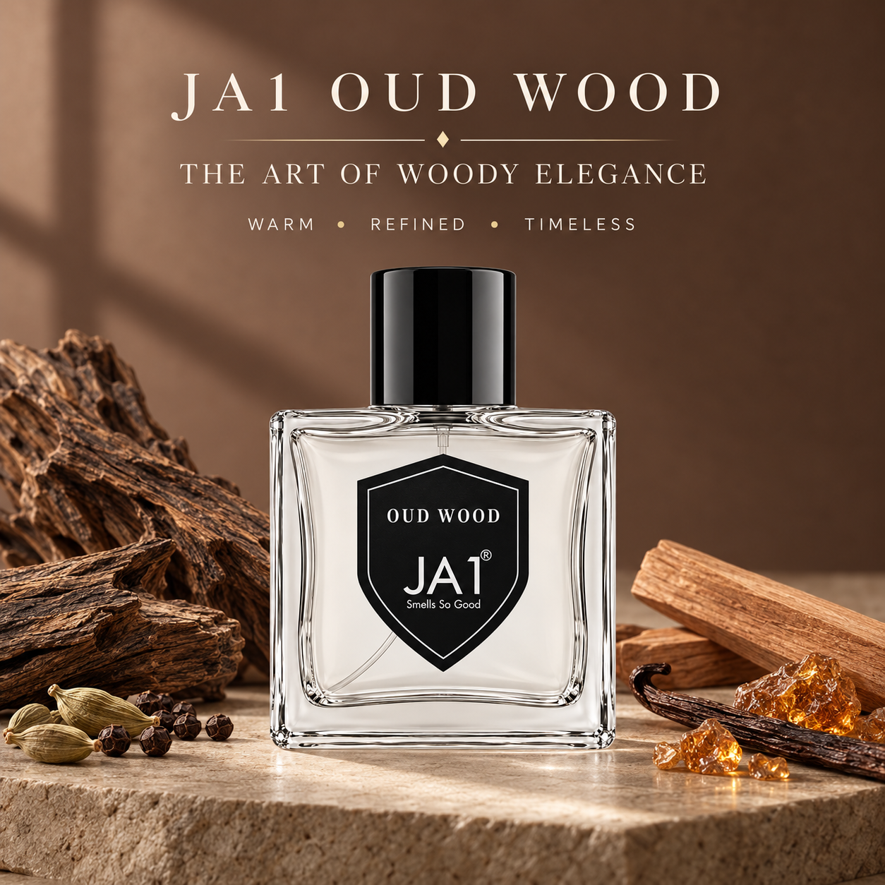 JA1 Oud Wood Perfume,Oud Perfume, Woody Fragrance, Luxury Scent. - Image 5