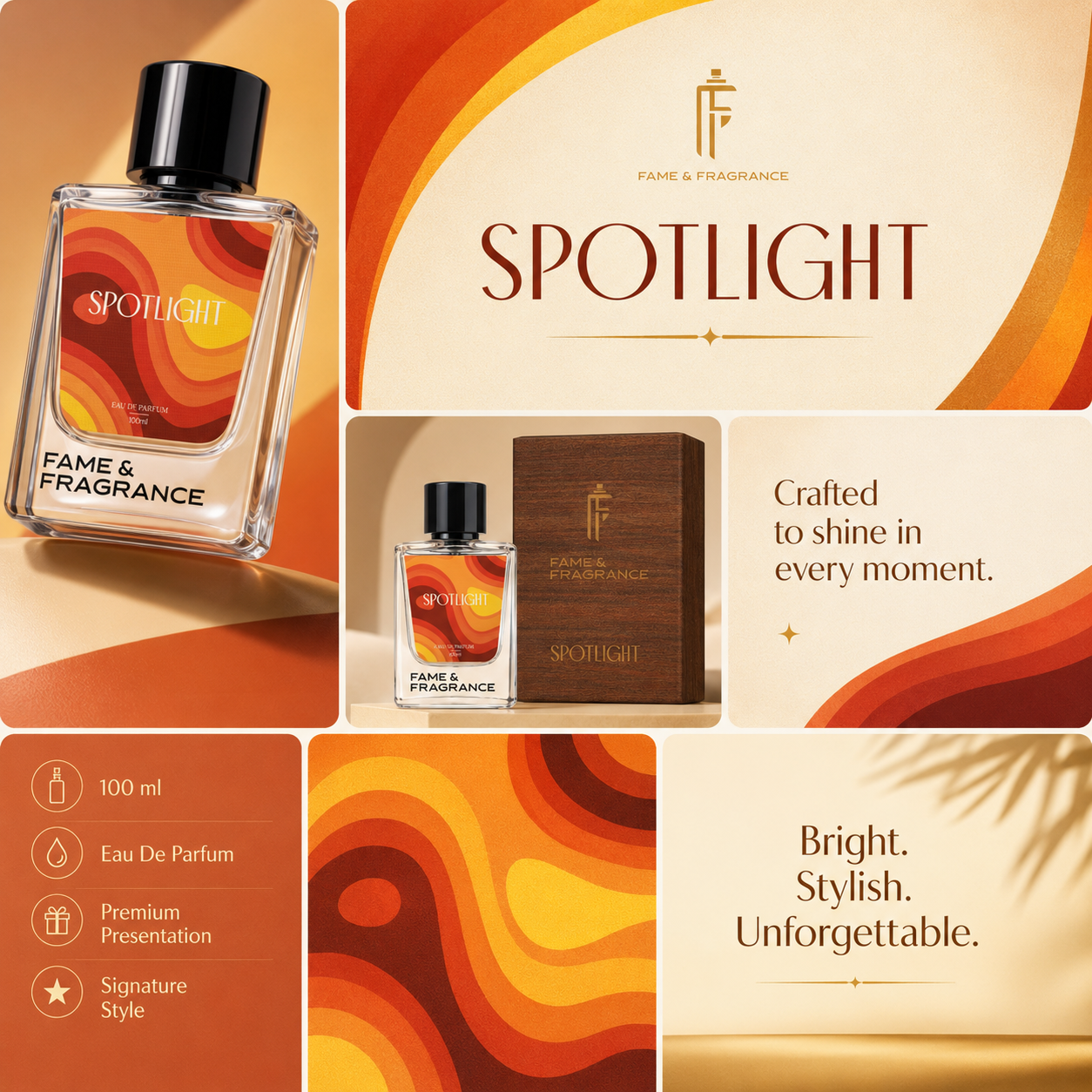 Fame & Fragrance SPOTLIGHT Eau de Parfum  -  100 ml (For Men) - Image 2