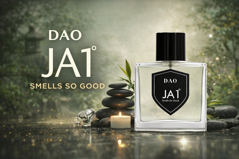 JA1 Dao,  Essence,  Luxury Woody Aromatic Perfume. Banner 1