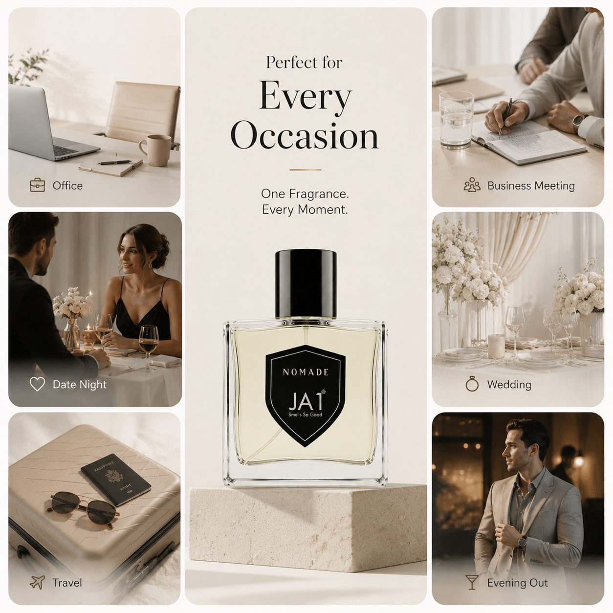 JA1 Nomade Eau De Parfum 50ml | Strong & Long Lasting Luxury Oud & Amber Perfume for Men’s - Image 5