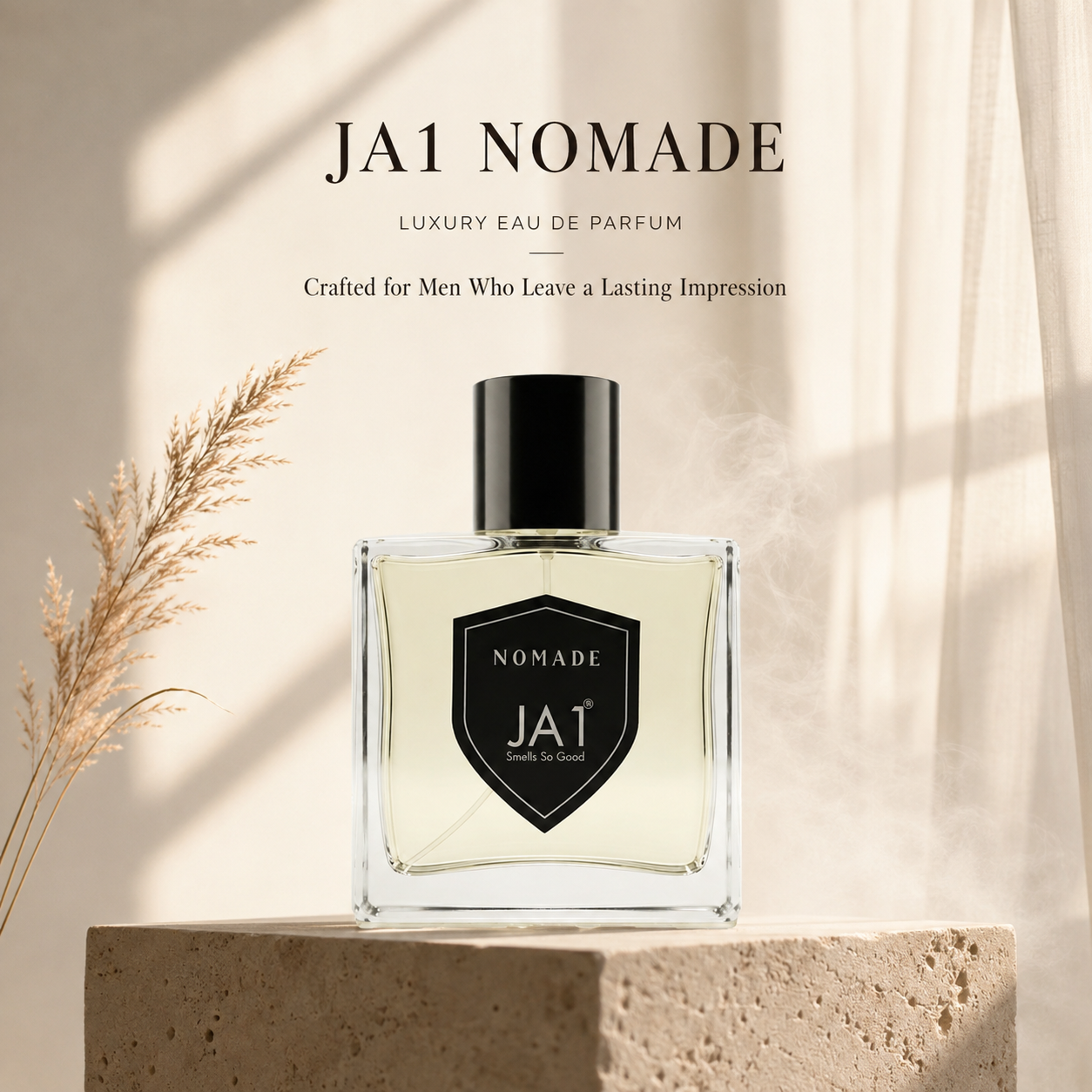 JA1 Nomade Eau De Parfum 50ml | Strong & Long Lasting Luxury Oud & Amber Perfume for Men’s - Image 1
